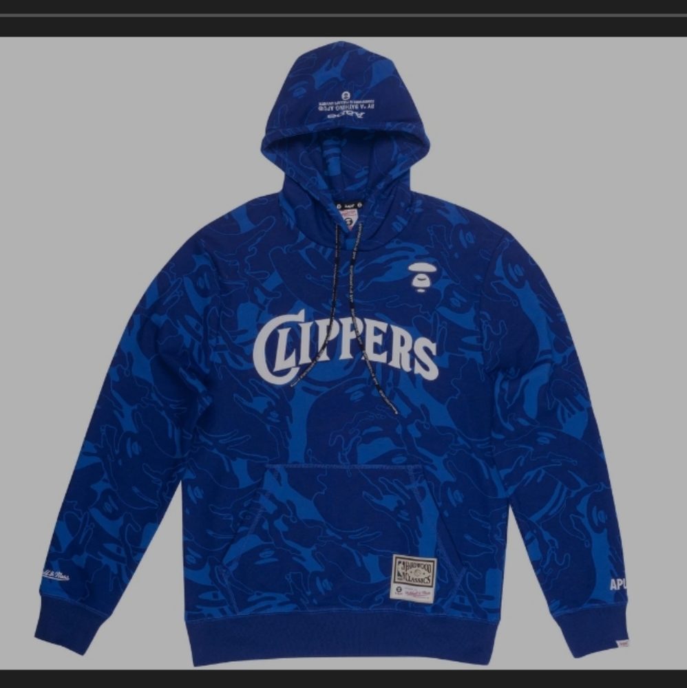 Aape × Clippers hardwood classic hoodie worn twice